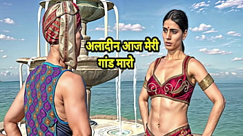 भारतीय देसी अलादीन को मिली जादुई चिराग, जिसमें से निकली जिन्न ने पूरी की उसकी जास्मिन के साथ चुदाई की ख्वाहिश