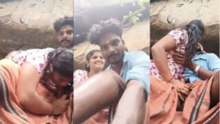 Tamil Outdoor Sex Of A Girl Sucking Lover’s Dick