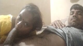 Man Records His Bhabhi’s Blowjob Mms, Sucking His Cock