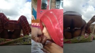 Husband Fucks His Wife On The Open Terrace In Desi Sex Mms