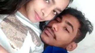Romantic Kiss Of Desi Lovers