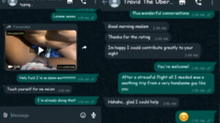 Sexting Whatsapp Chat With Uber Driver