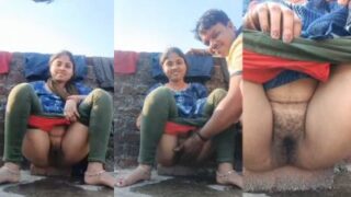 भाभी की गर्मी में भरा बाहर का सेक्स वीडियो बनाया सौतेले भाई ने