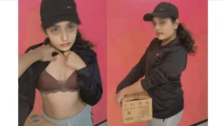 Desi Hindi Delivery Girl Fuck Hardcopy With Big Black Cock, Xxxx Hindi Audio Sex